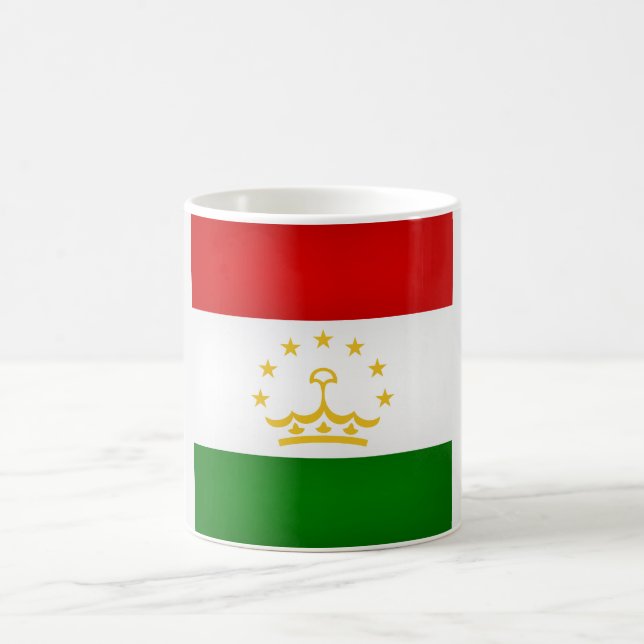 Mug Drapeau cool du Tadjikistan (Centre)