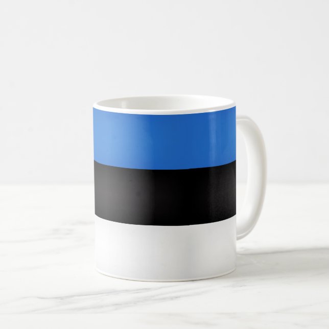 Mug Drapeau cool estonien (Devant droit)