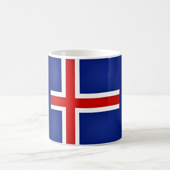 Mug Drapeau Cool islandais (Centre)