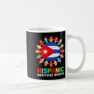 Mug Drapeau Cubain Mois du Patrimoine Hispanique Cuba 