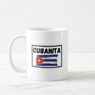 Mug Drapeau Cubanita Cubain fille