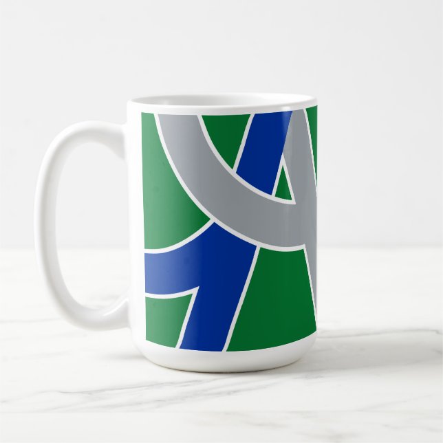 Mug Drapeau d'Albany, Oregon (Gauche)