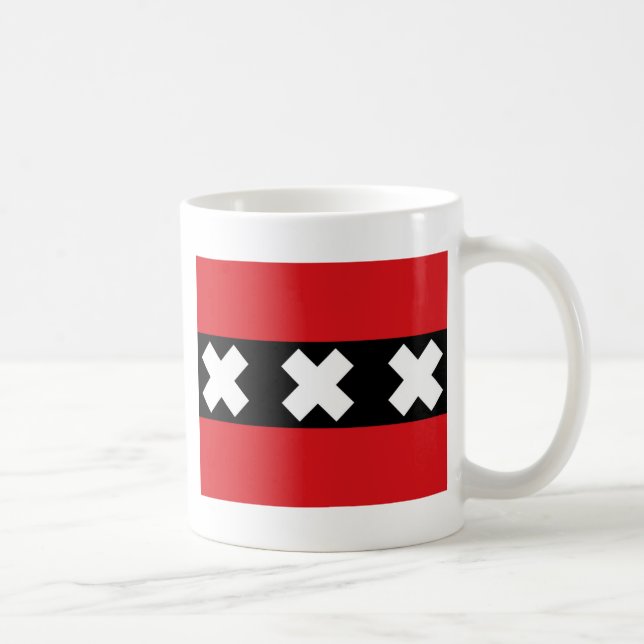 Mug Drapeau d'Amsterdam (Droite)