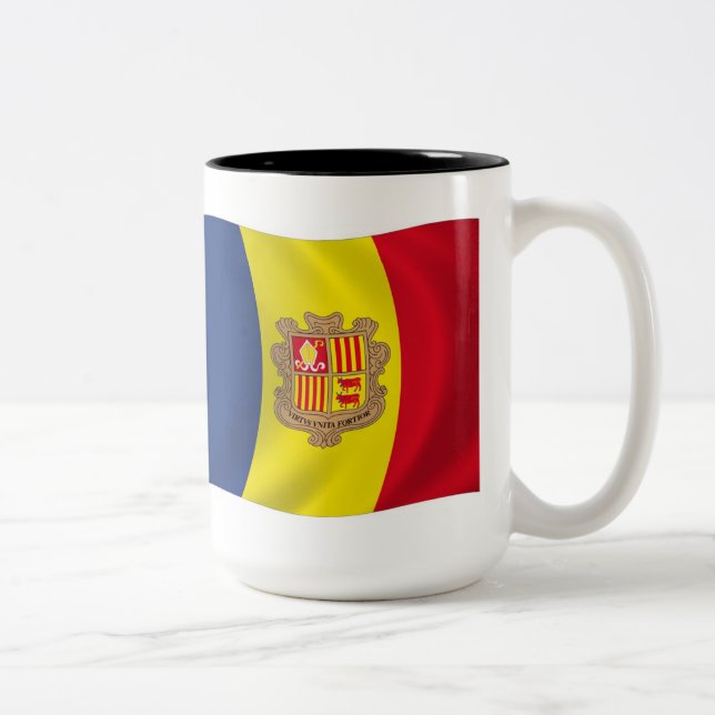 Mug Drapeau d'Andorre (Droit)