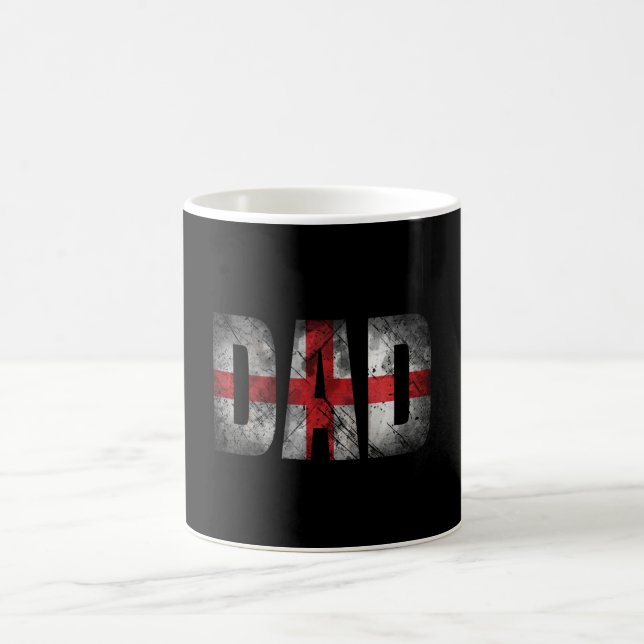 Mug Drapeau d'Angleterre papa chemise Fête des pères d (Centre)