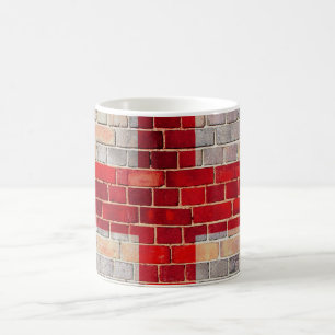 Mug Drapeau d'Angleterre sur un mur en brique