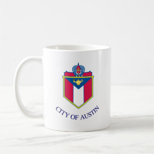 Mug Drapeau d'Austin, Texas