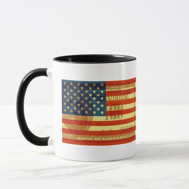 Mug Drapeau de 100 dollars (Gauche)