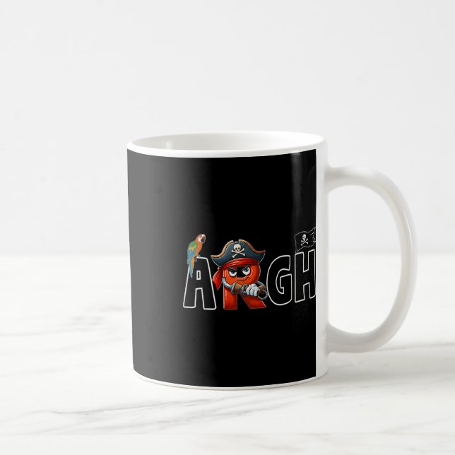 Mug Drapeau de bandana R de chapeau de pirate de style (Droite)