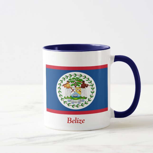 Mug Drapeau de Belize (Droite)