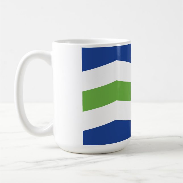 Mug Drapeau de Burlington, Vermont (Gauche)