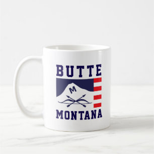 Mug Drapeau de Butte, Montana