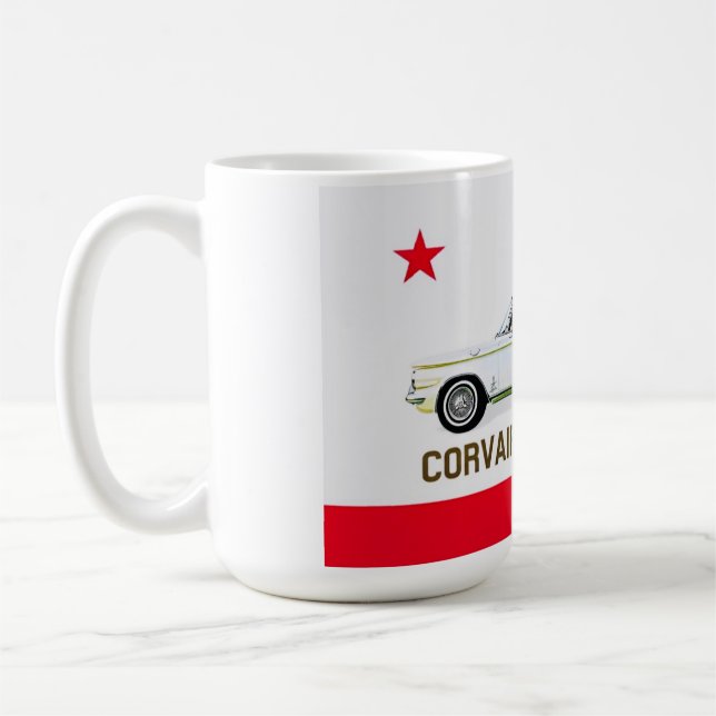 Mug Drapeau de Californie Corvair convertible sweat -  (Gauche)