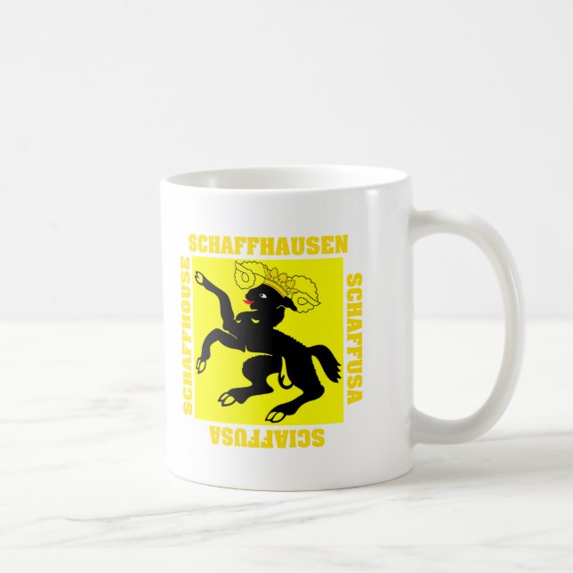 Mug Drapeau de canton de Schaffhausen Suisse (Droite)