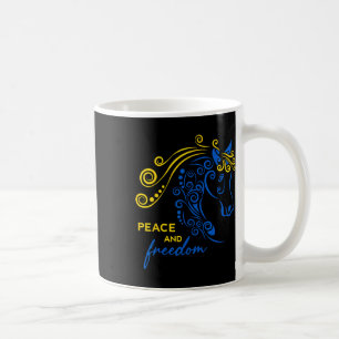 Mug Drapeau de cheval ukrainien de paix et de liberté