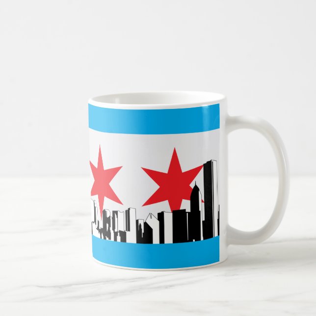 Mug Drapeau de Chicago (Droite)