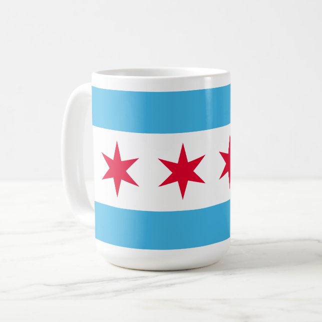 Mug Drapeau de Chicago (Devant gauche)