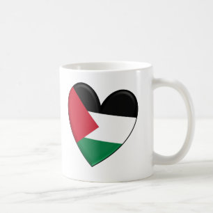 Mug Drapeau de coeur de la Palestine