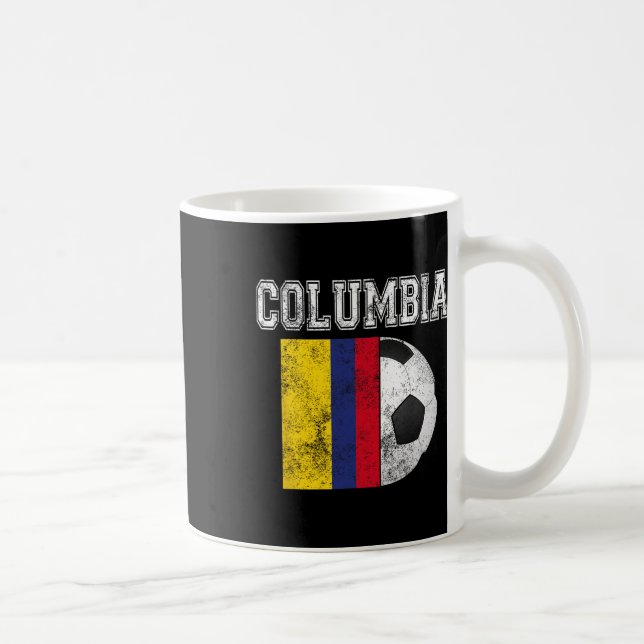Mug Drapeau de Colombie - Football Soccer (Droite)