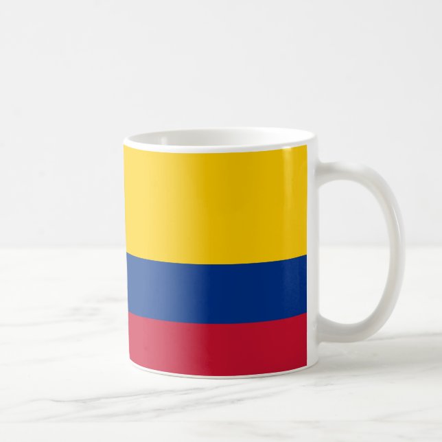 Mug Drapeau de Colombie - Musique en céramique (Droite)