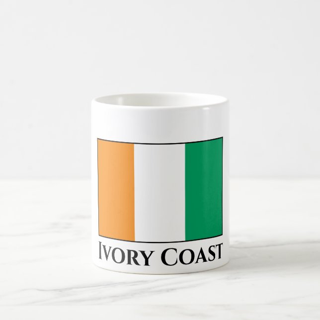 Mug Drapeau de Côte d'Ivoire (Centre)