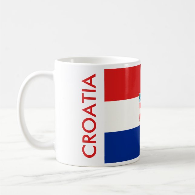 MUG DRAPEAU DE CROATIE (Gauche)