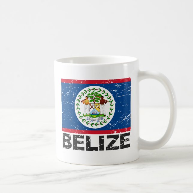 Mug Drapeau de cru de Belize (Droite)
