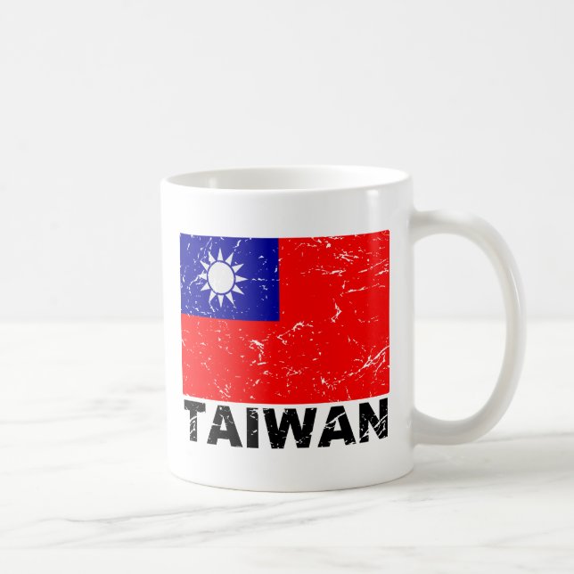 Mug Drapeau de cru de Taïwan (Droite)