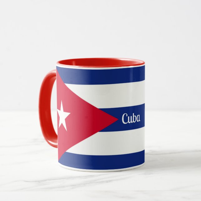 Mug Drapeau de Cuba (Devant gauche)