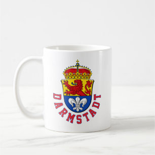 Mug Drapeau de Darmstadt, Allemagne