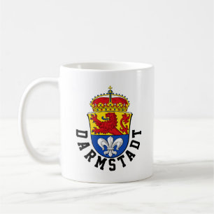 Mug Drapeau de Darmstadt, Allemagne