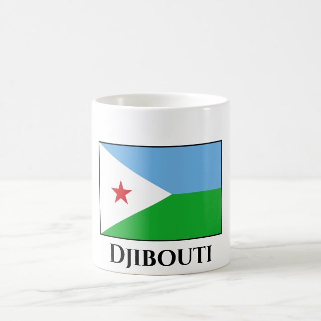 Mug Drapeau de Djibouti (Centre)