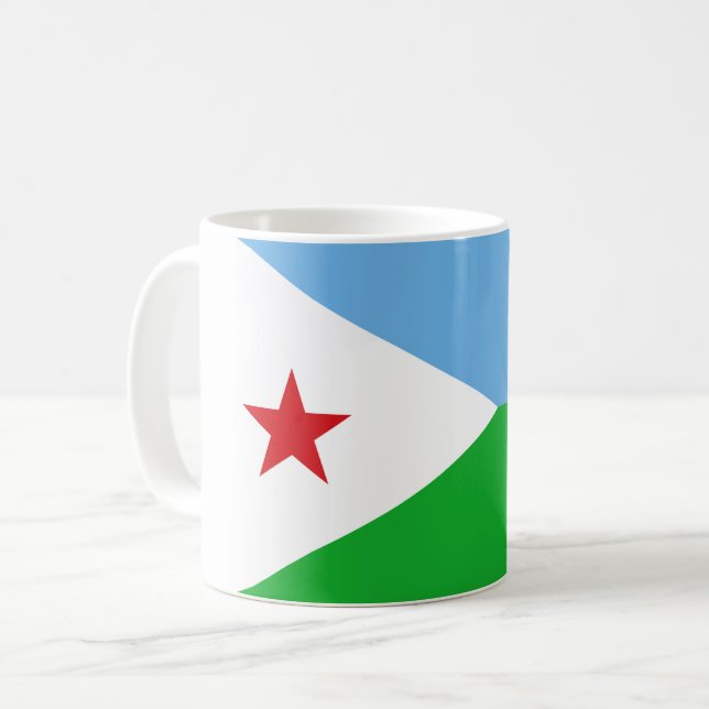 Mug Drapeau de Djibouti (Devant gauche)
