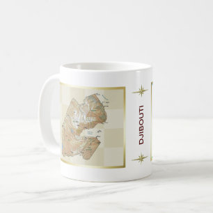 Mug Drapeau de Djibouti + Musique de la carte