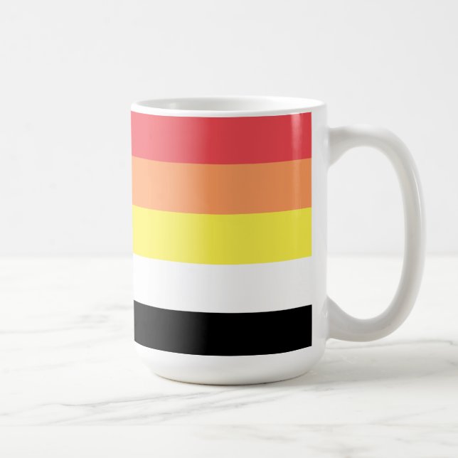 Mug Drapeau de fierté Akoisexuel Akoiromantique (Droite)