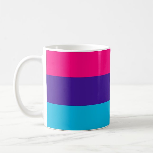 Mug Drapeau de fierté androgyne (Gauche)