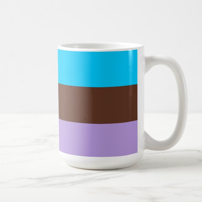 Mug Drapeau de fierté androsexuelle (Droite)