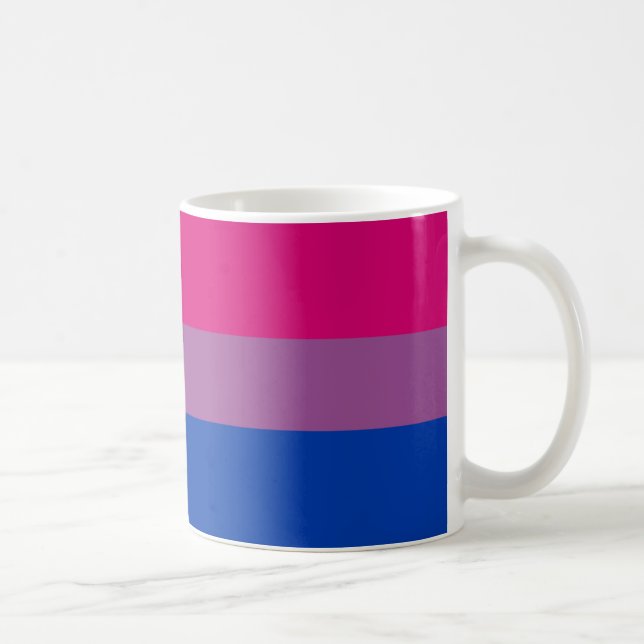 Mug Drapeau de fierté bisexuel (Droite)