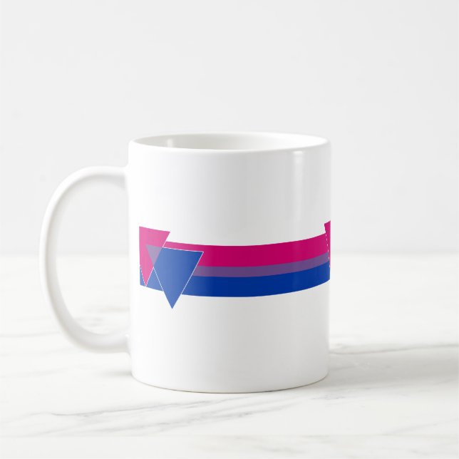 Mug Drapeau de fierté bisexuel (Gauche)