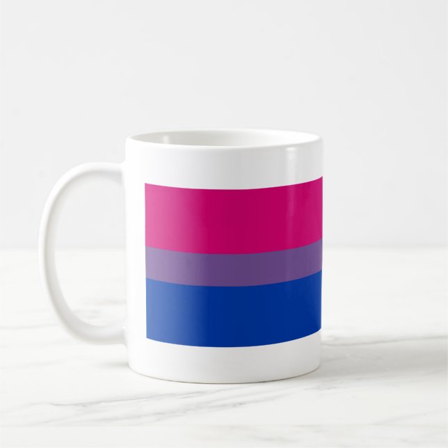 Mug Drapeau de fierté bisexuel (Gauche)