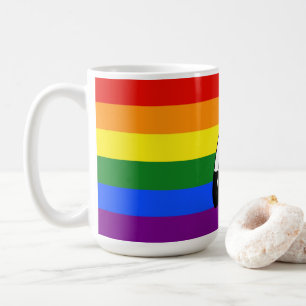 Mug Drapeau de fierté bispirituel de SlipperyJoe's sym