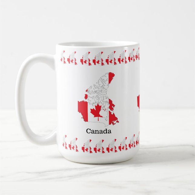 Mug Drapeau de fierté canadien à l'intérieur de la car (Gauche)