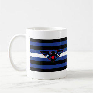 Mug Drapeau de fierté d'aigle en cuir
