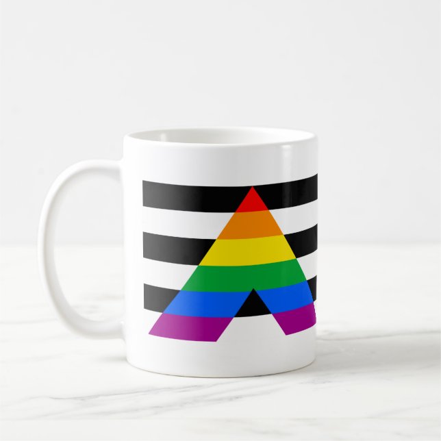 Mug Drapeau de fierté d'allié (Gauche)