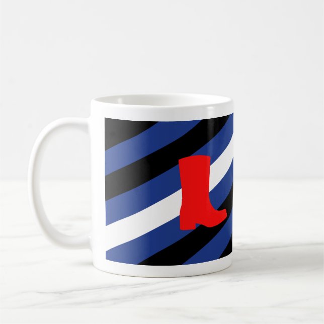 Mug Drapeau de fierté de bottes (Gauche)