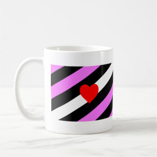 Mug Drapeau de fierté de fille de cuir