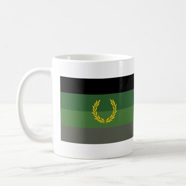 Mug Drapeau de fierté de l'uniforme militaire (Gauche)