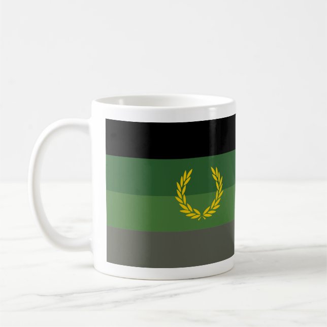 Mug Drapeau de fierté de l'uniforme militaire (Gauche)