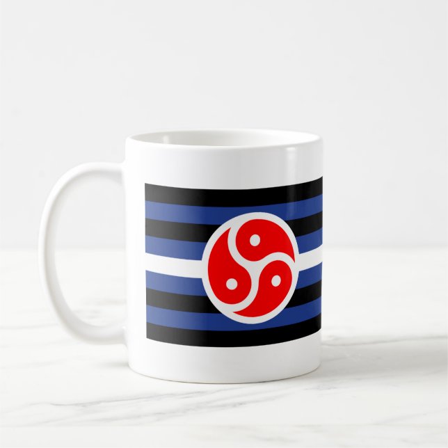 Mug Drapeau de fierté de pratique en cuir (Gauche)