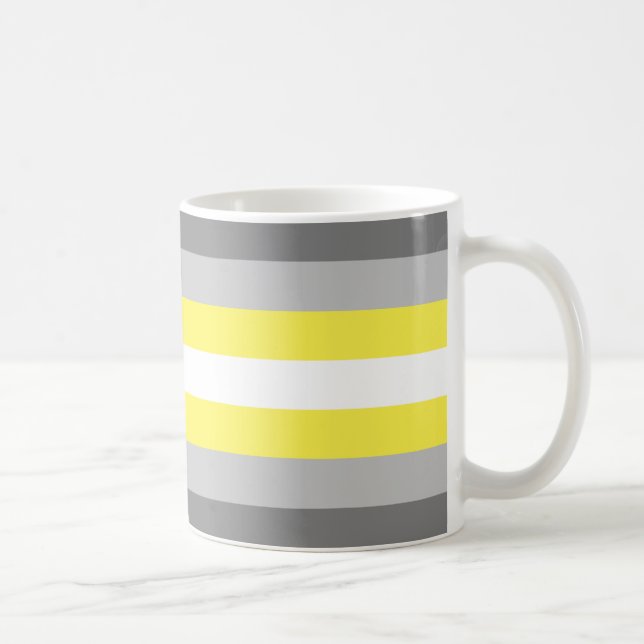Mug Drapeau de fierté demigender (Droite)